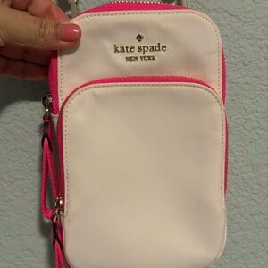 Kate Spade Pink and Cream Crossbody Bag